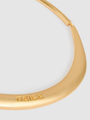 Polished Curve Choker Gold Tone | Women