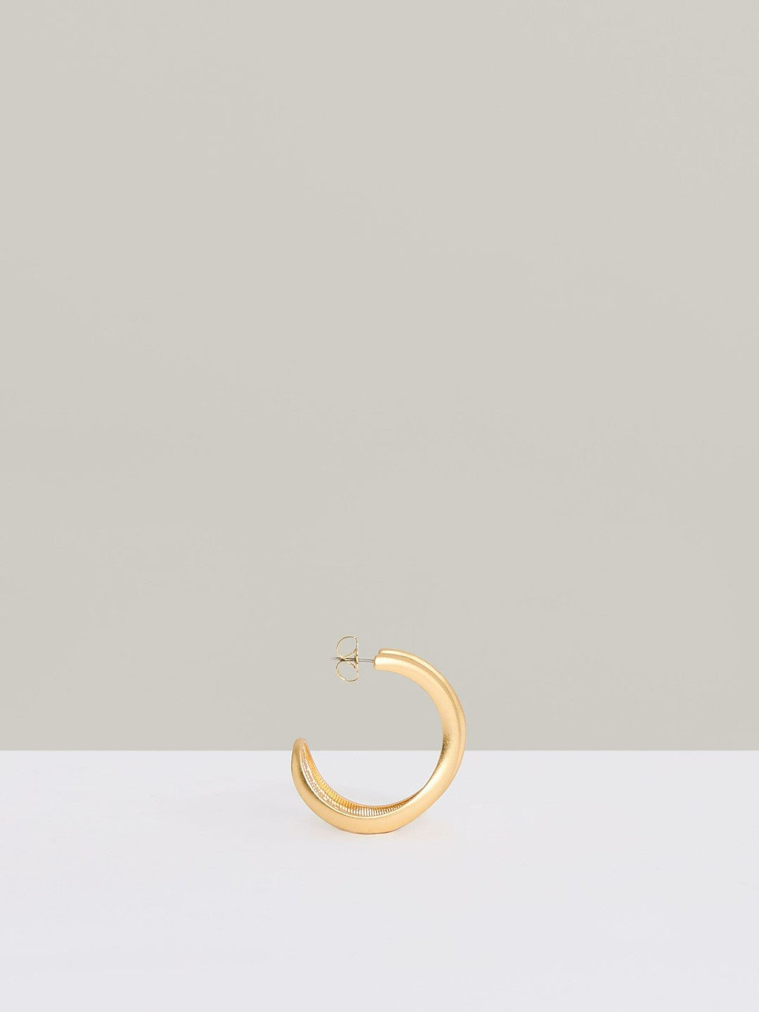 Fluid Hoop Earrings Gold Tone | Women