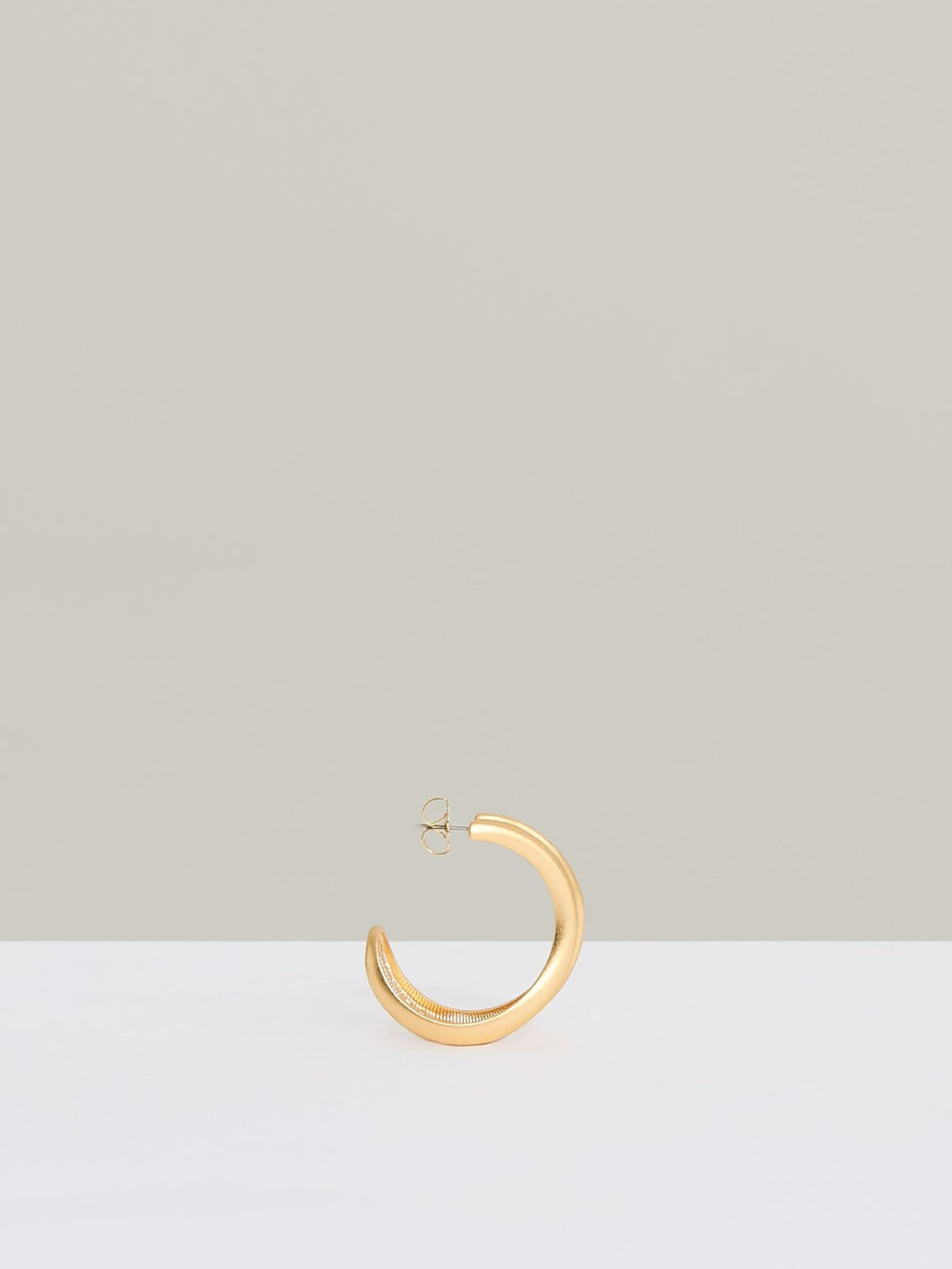 Fluid Hoop Earrings Gold Tone | Women