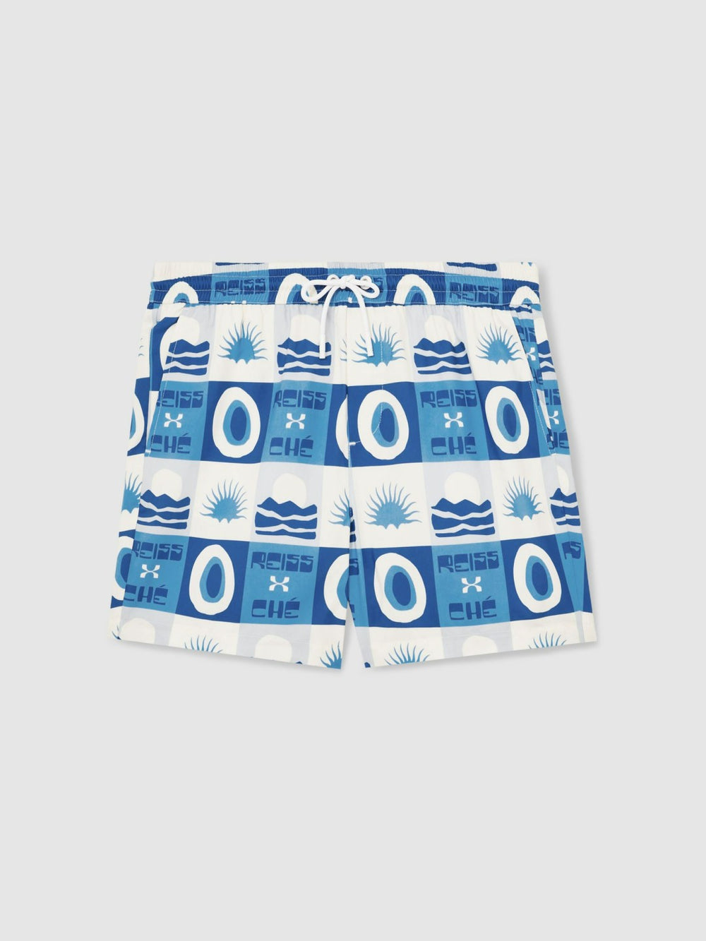 | Ché Sunset-Print Swim Shorts Blue Multi | Men