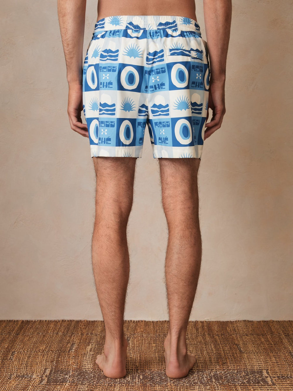 | Ché Sunset-Print Swim Shorts Blue Multi | Men