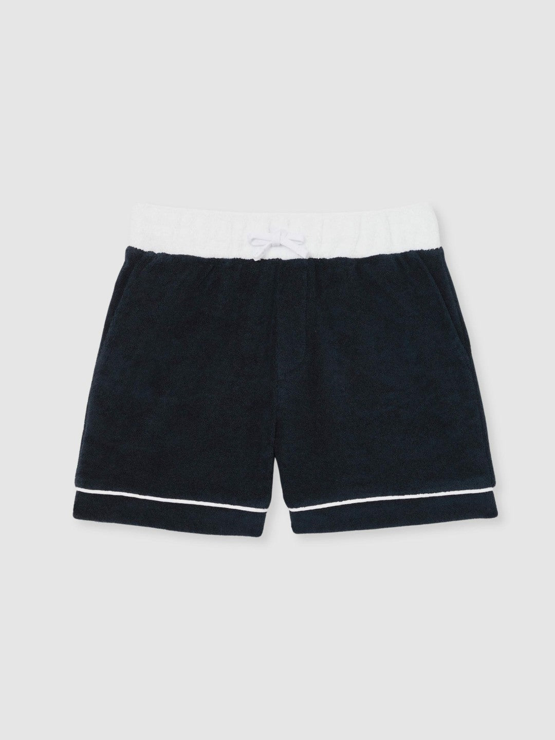 3-9 yrs Velour Colour-Block Shorts Blue Multi | Children & Baby