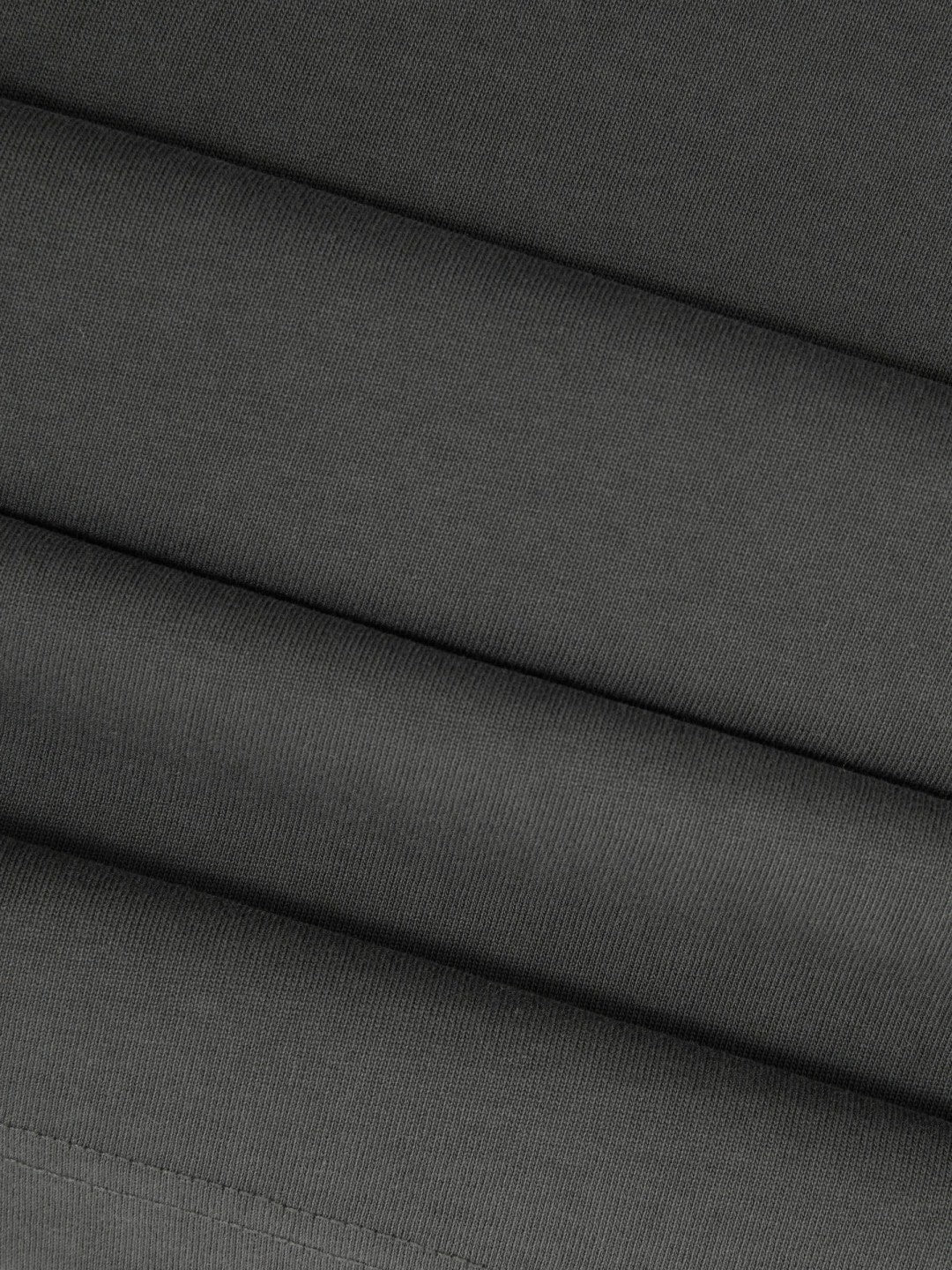 Cotton Garment-Dyed Oversized T-Shirt Washed Black | Men