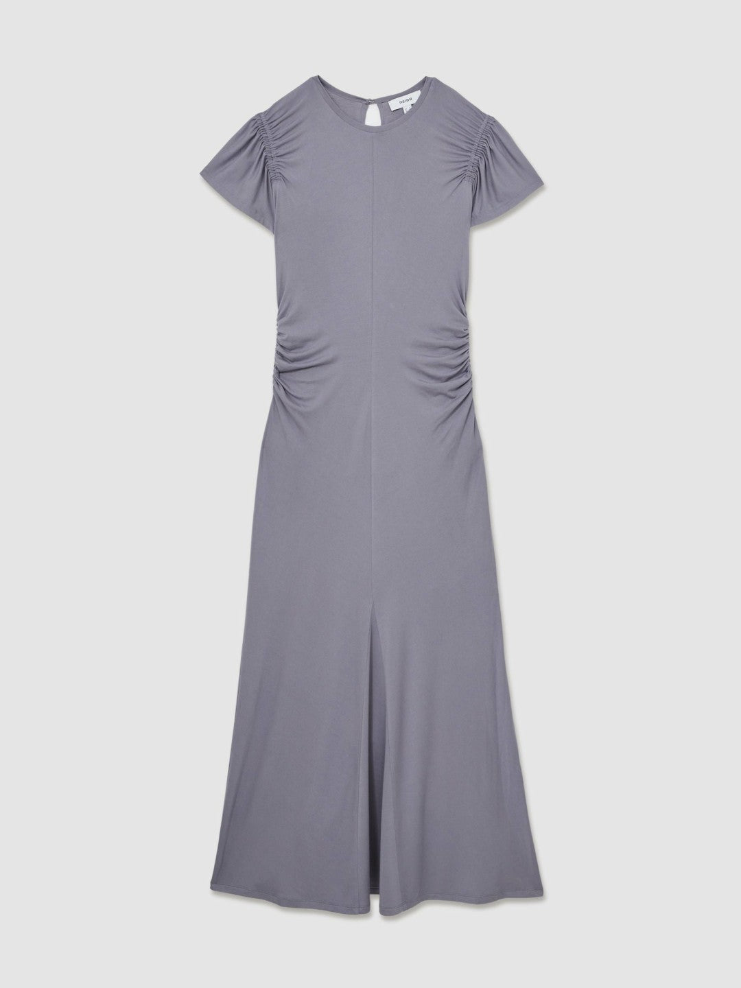 Modal Blend Ruched Jersey Dress Grey | Women