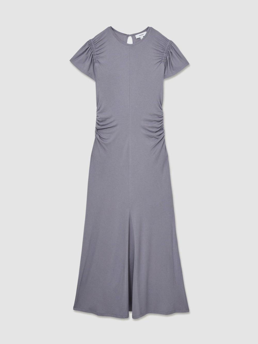 Modal Blend Ruched Jersey Dress Grey | Women
