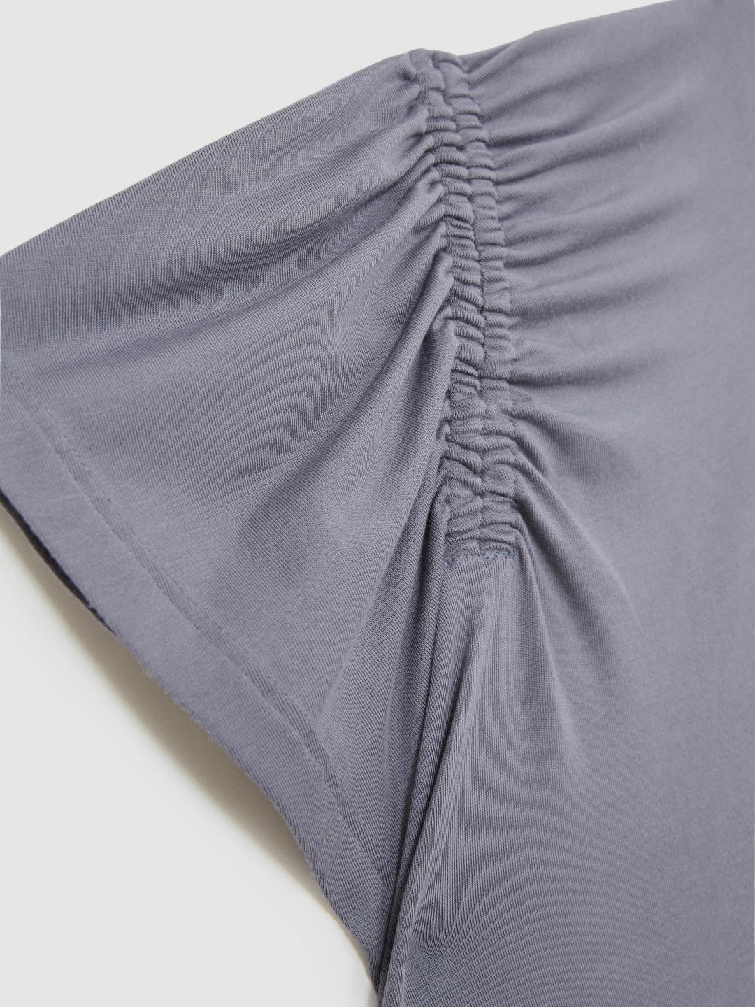 Modal Blend Ruched Jersey Dress Grey | Women