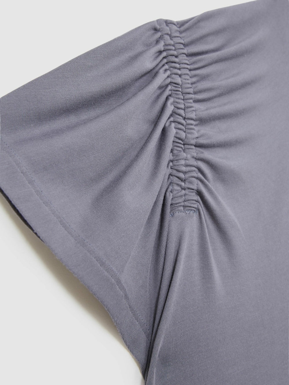 Modal Blend Ruched Jersey Dress Grey | Women