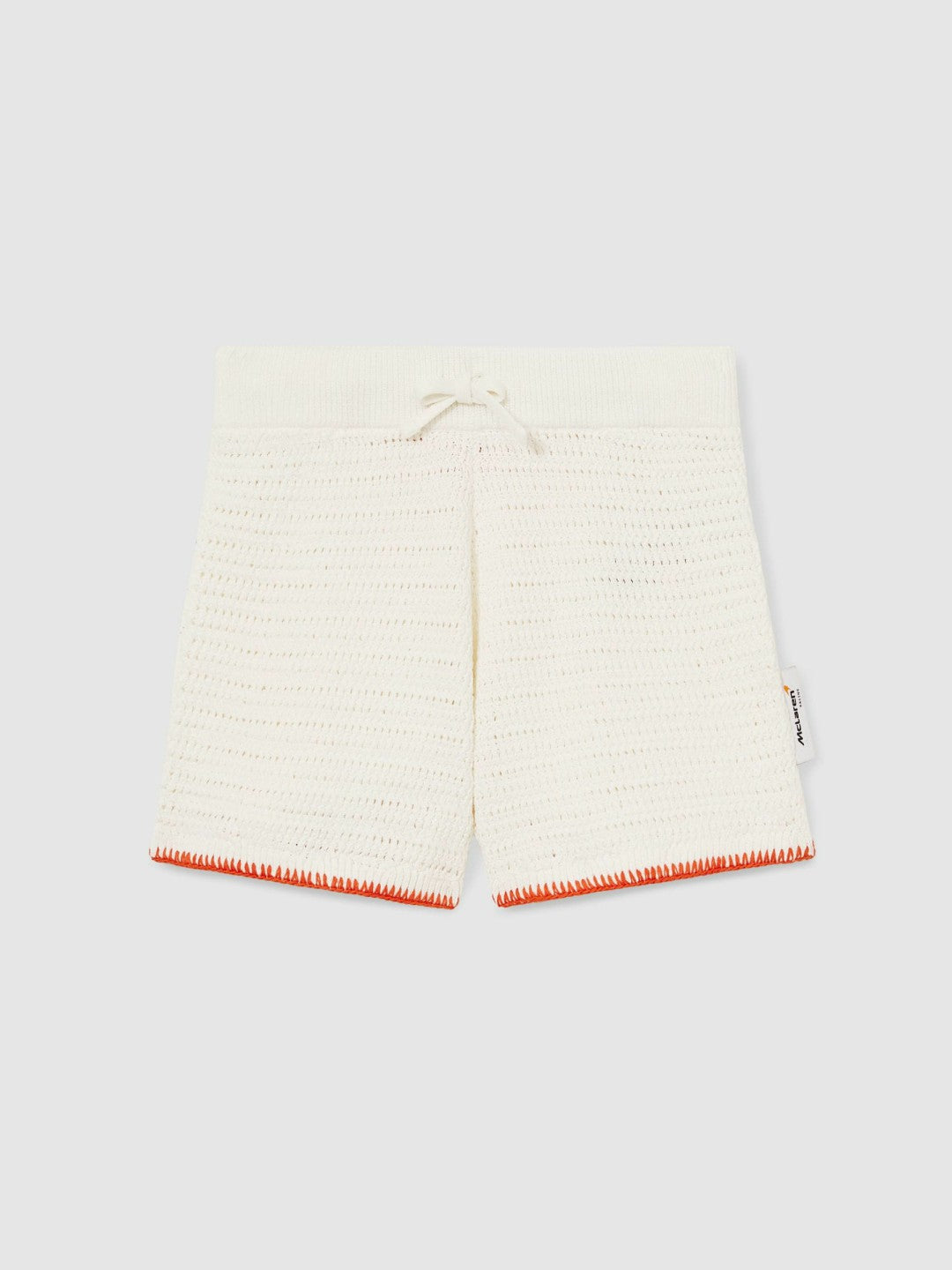 3-9 yrs McLaren F1 Team Crochet Shorts Off White/Orange | Children & Baby