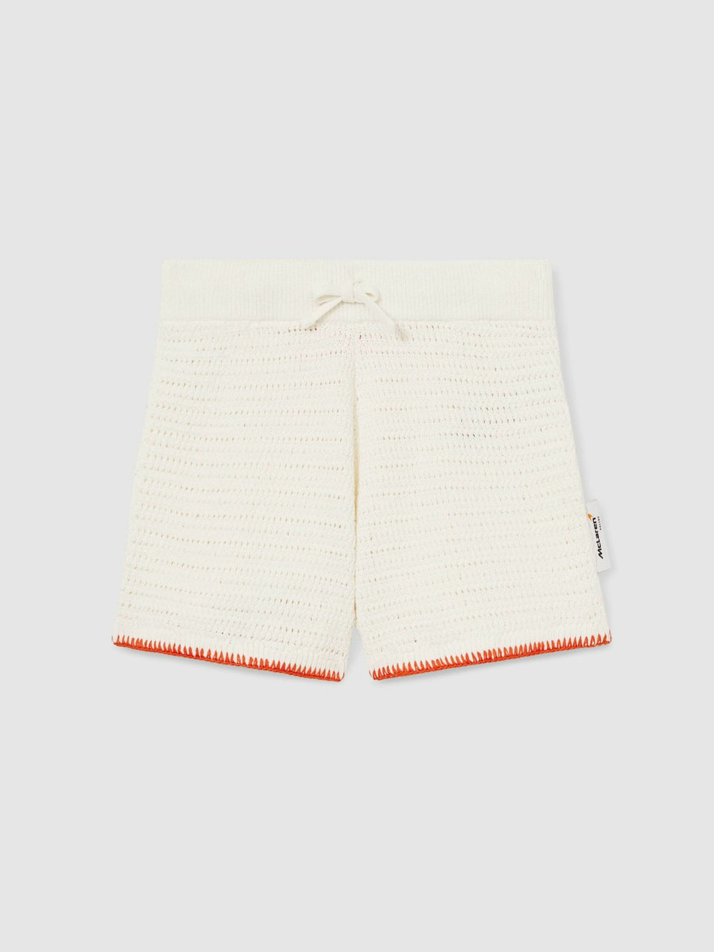 3-9 yrs McLaren F1 Team Crochet Shorts Off White/Orange | Children & Baby