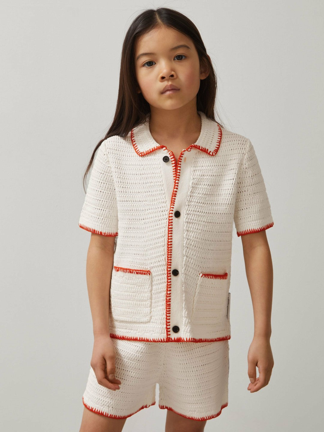 9-13 yrs McLaren F1 Team Crochet Shirt Off White/Orange | Children & Baby