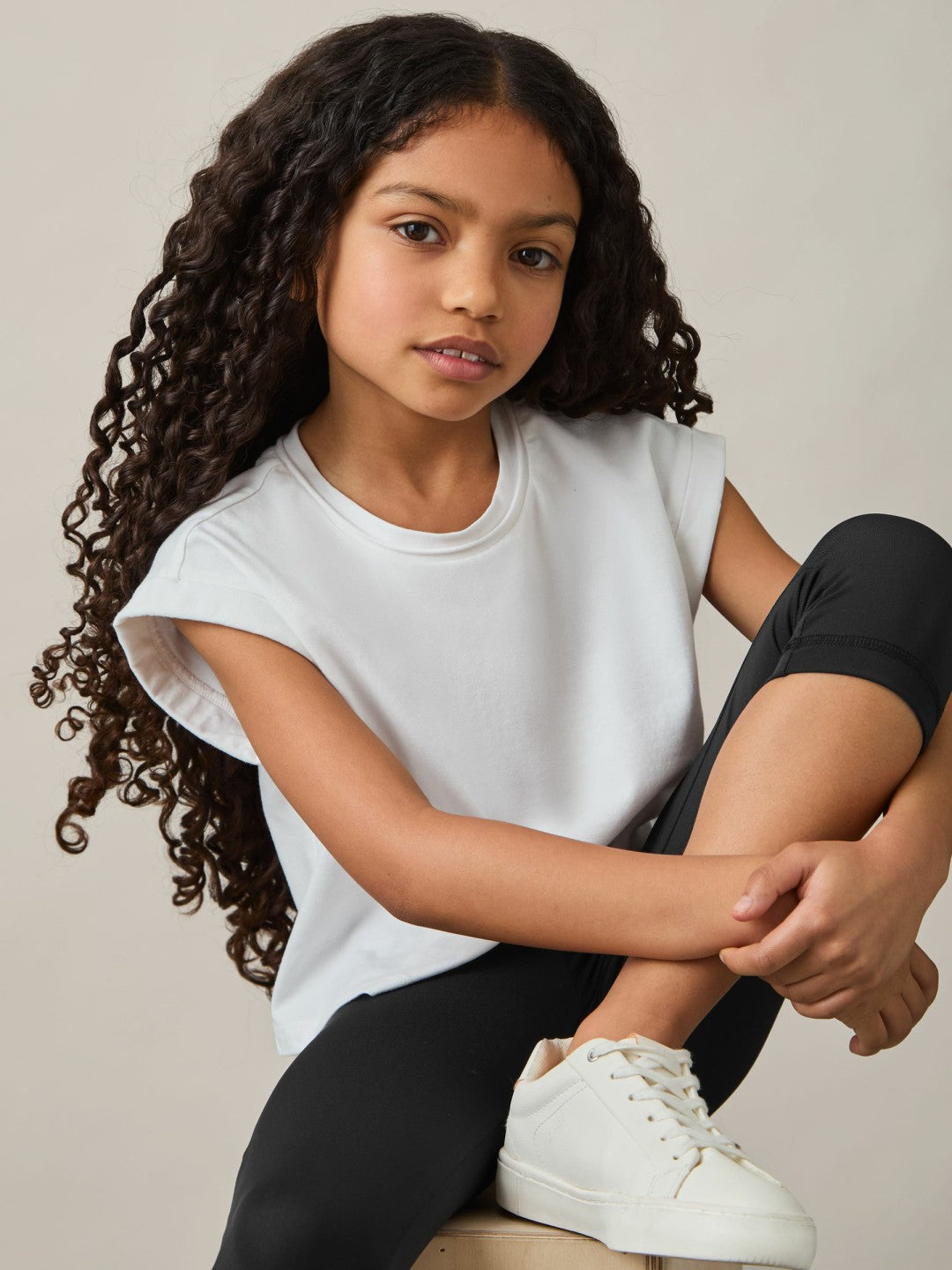 9-13 yrs Three-Quarter Length Leggings Black | Children & Baby