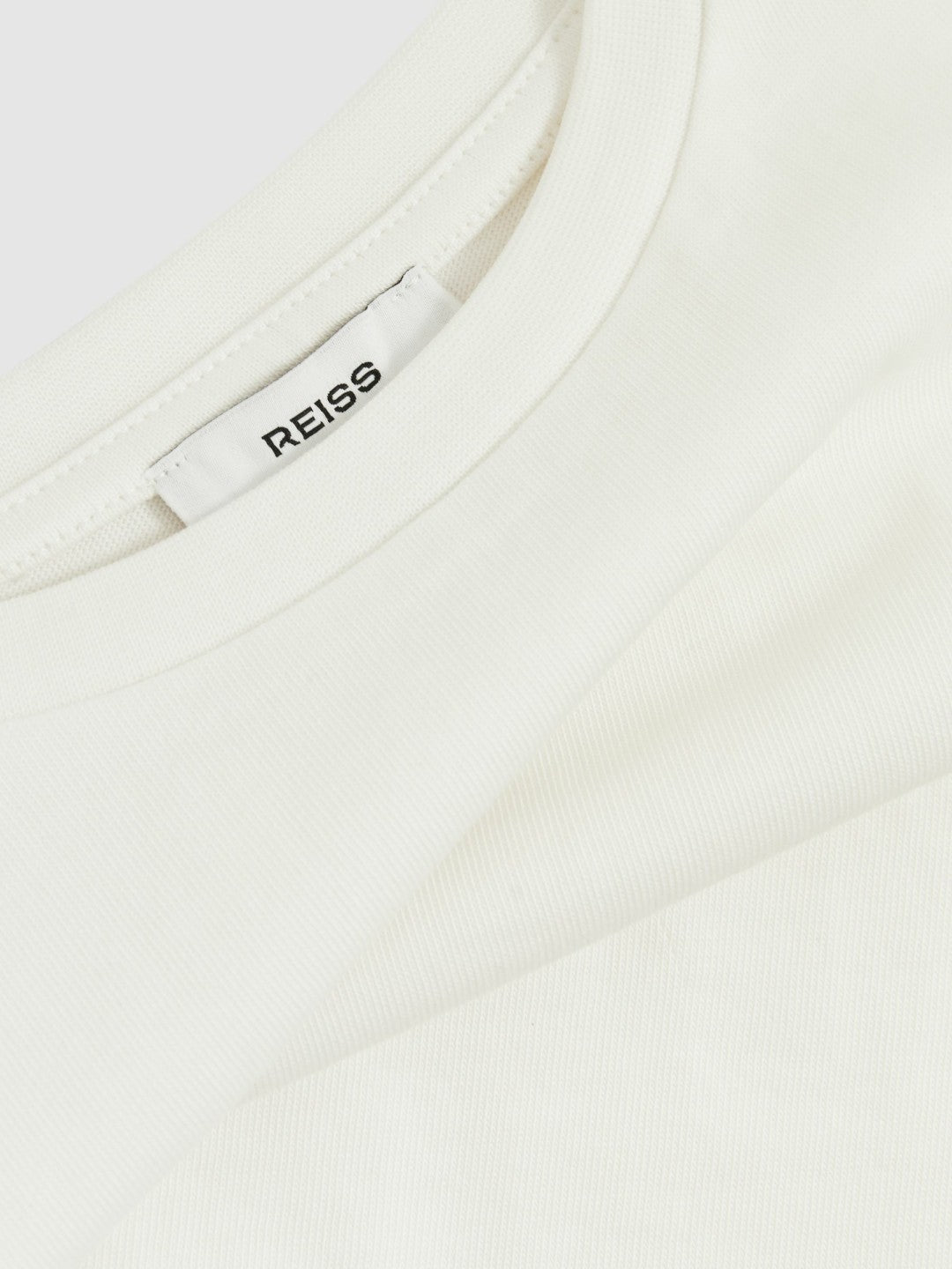 4-9 yrs Oversize Cotton Cropped T-Shirt Ivory | Children & Baby