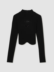 McLaren F1 Team Cut-Out Knit Crop Top Black | Women