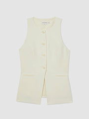 Luxe Suiting Vest Cream | Women