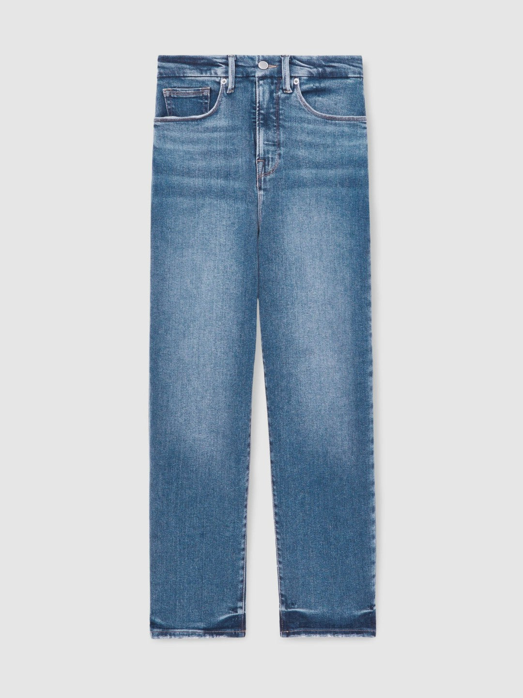 Straight Compression Jeans Indigo Blue | Women
