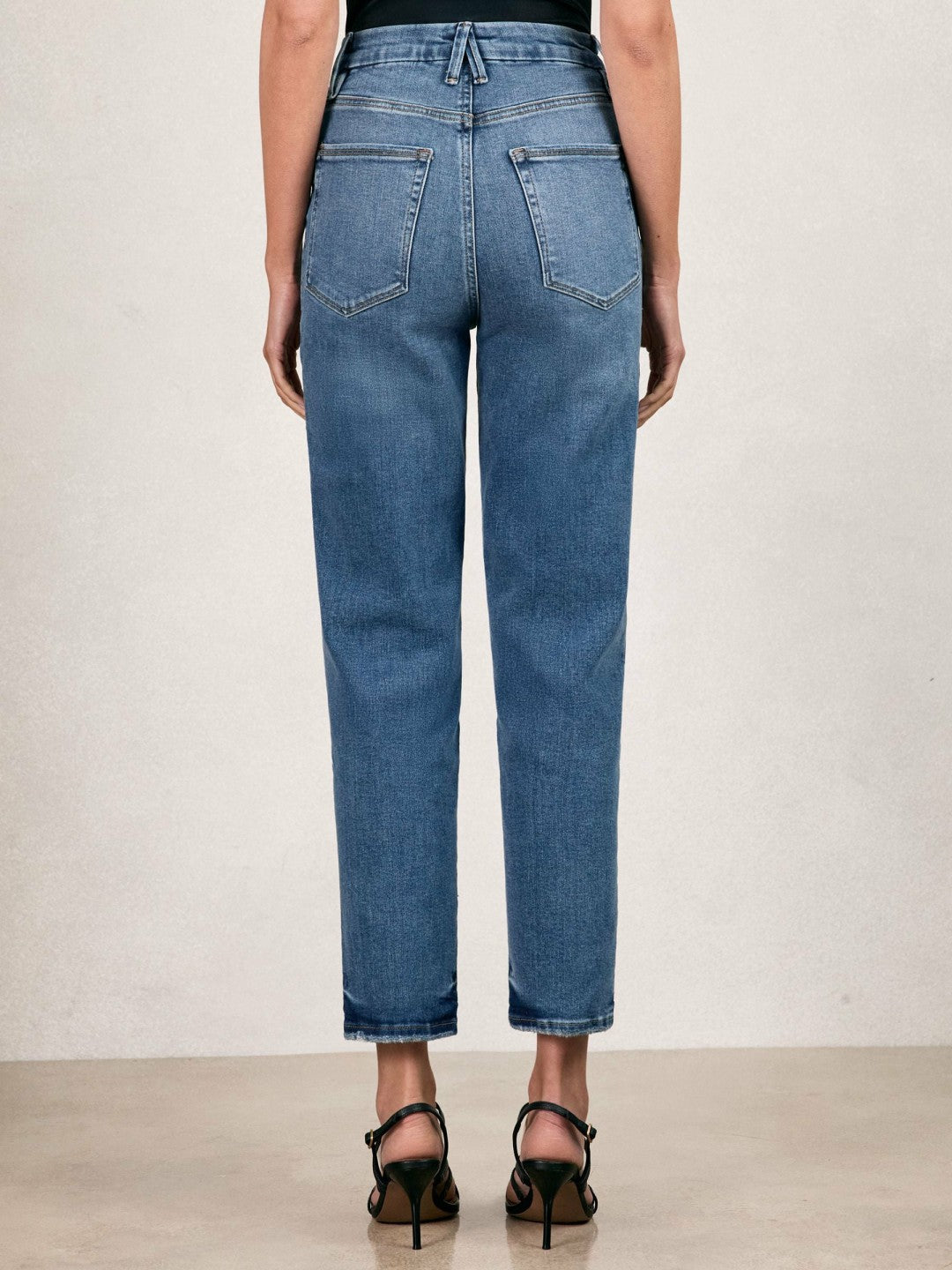 Straight Compression Jeans Indigo Blue | Women