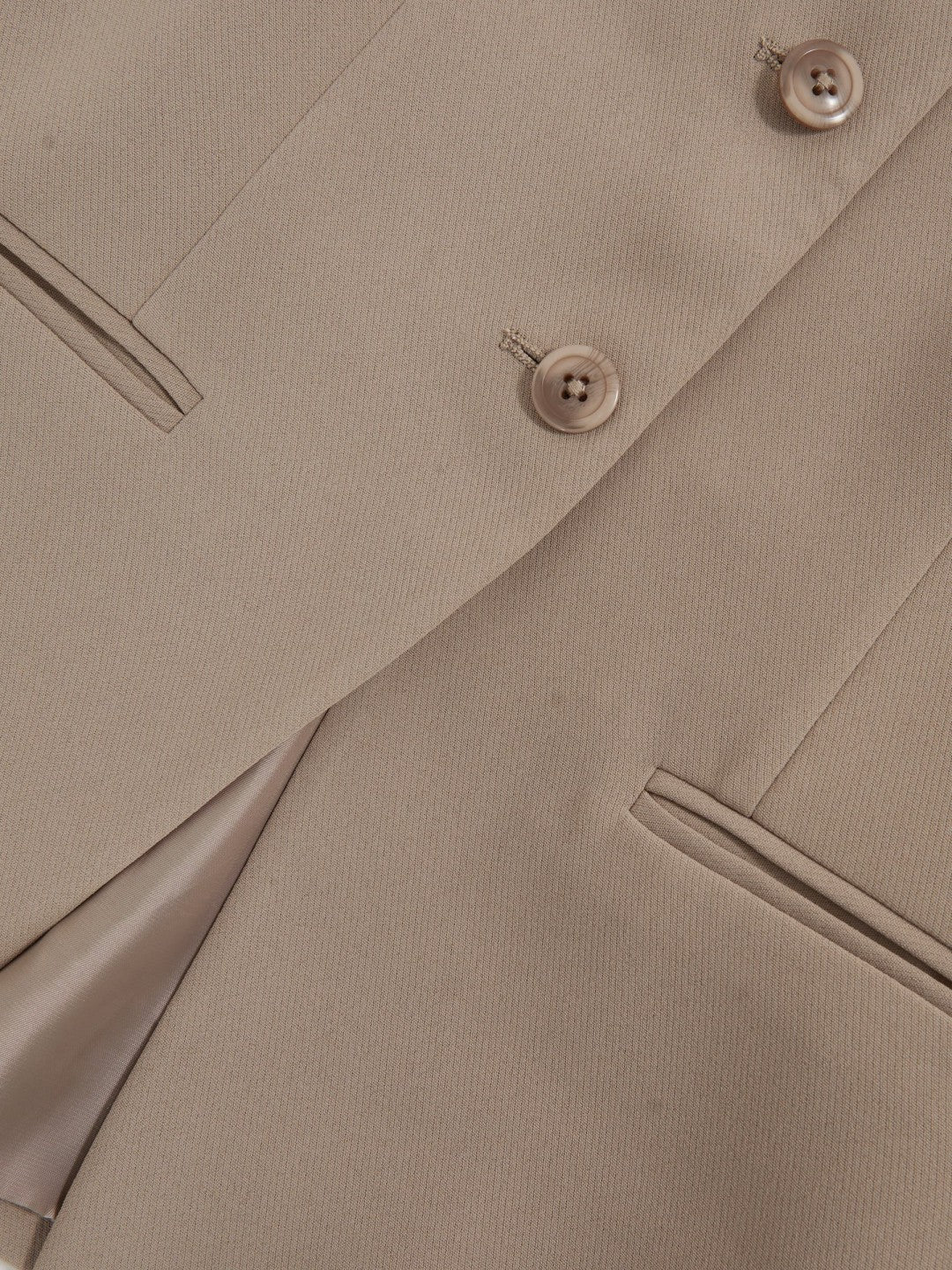 Luxe Suiting Vest Beige | Women