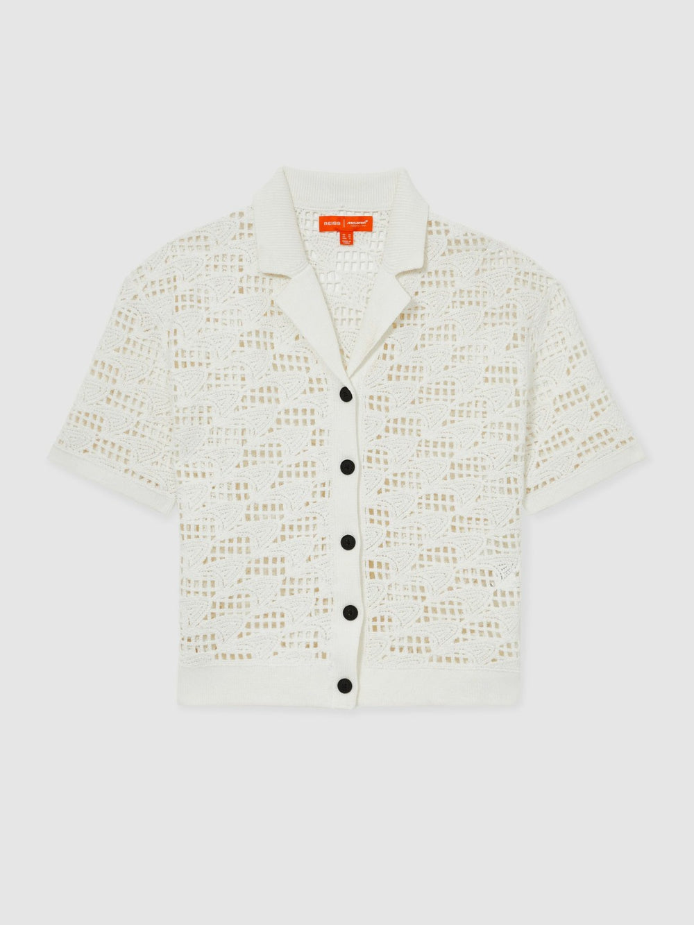 McLaren F1 Team Speedmark Crochet Shirt White | Women