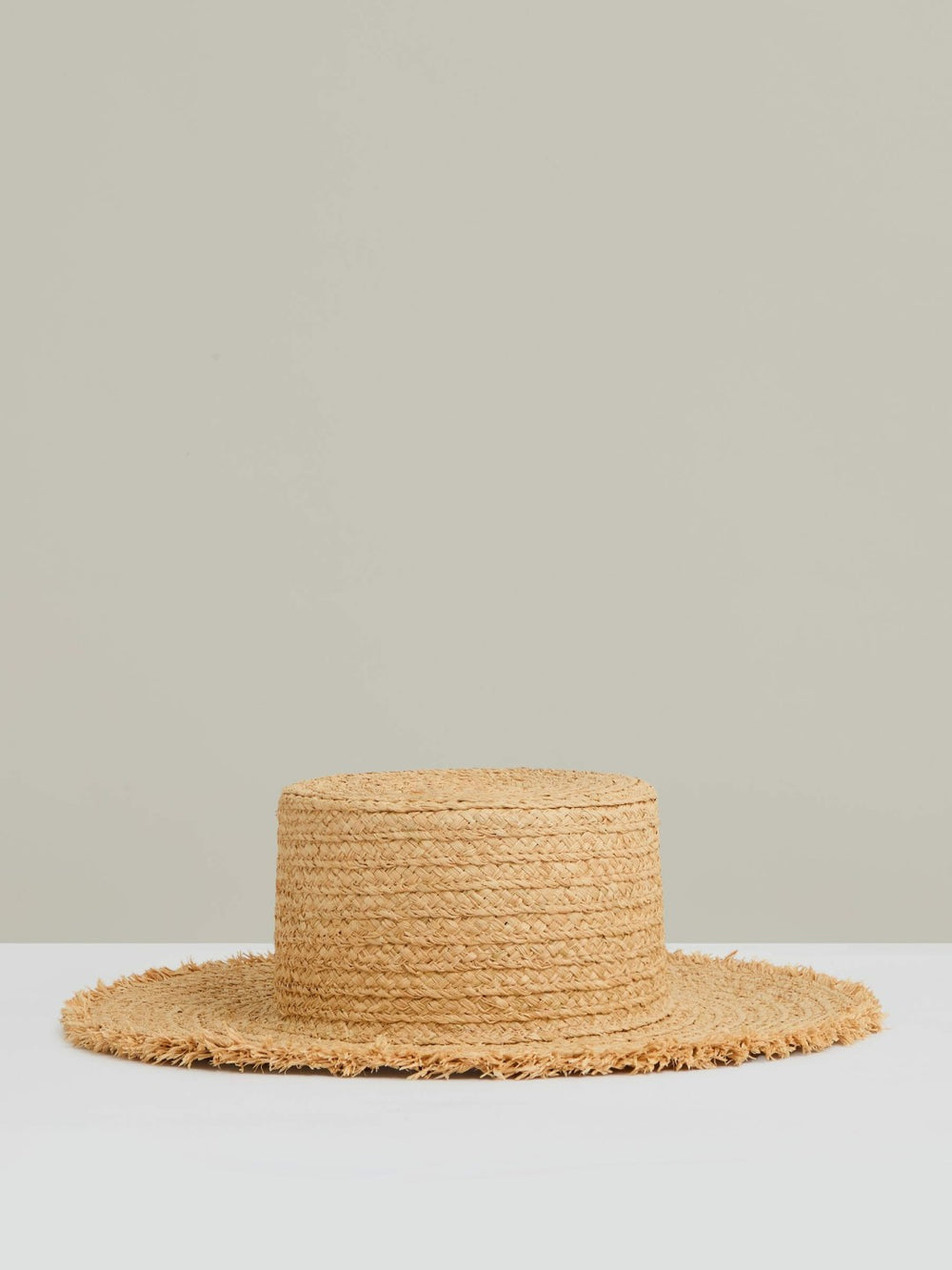 Straw Boater Hat Natural | Women