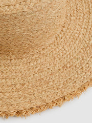 Straw Boater Hat Natural | Women