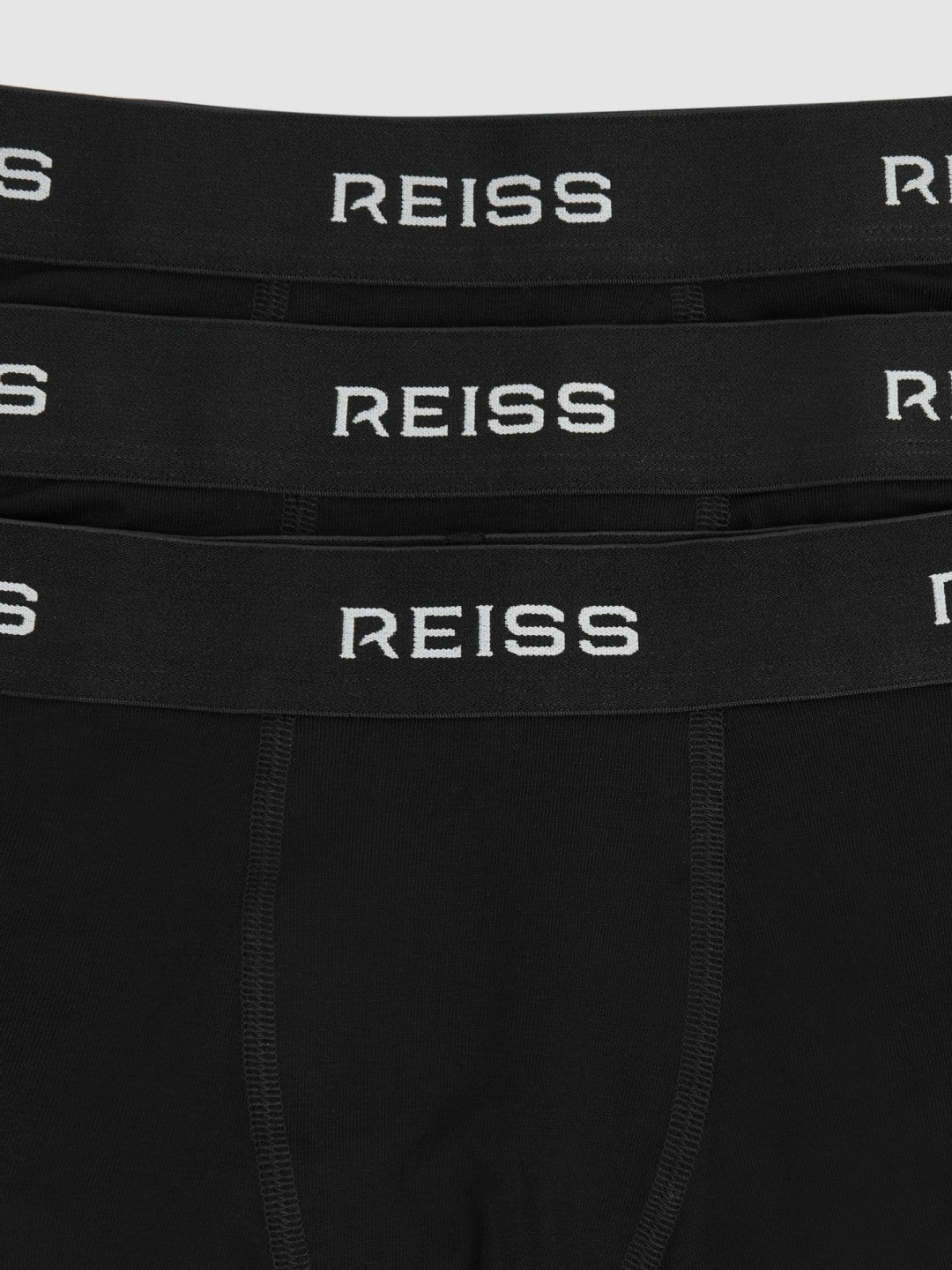3-9 yrs Stretch-Cotton Logo-Waistband Boxer Shorts 3 Pack Black | Children & Baby