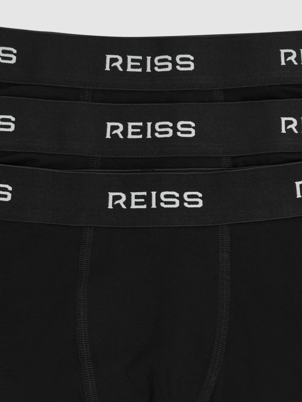 3-9 yrs Stretch-Cotton Logo-Waistband Boxer Shorts 3 Pack Black | Children & Baby