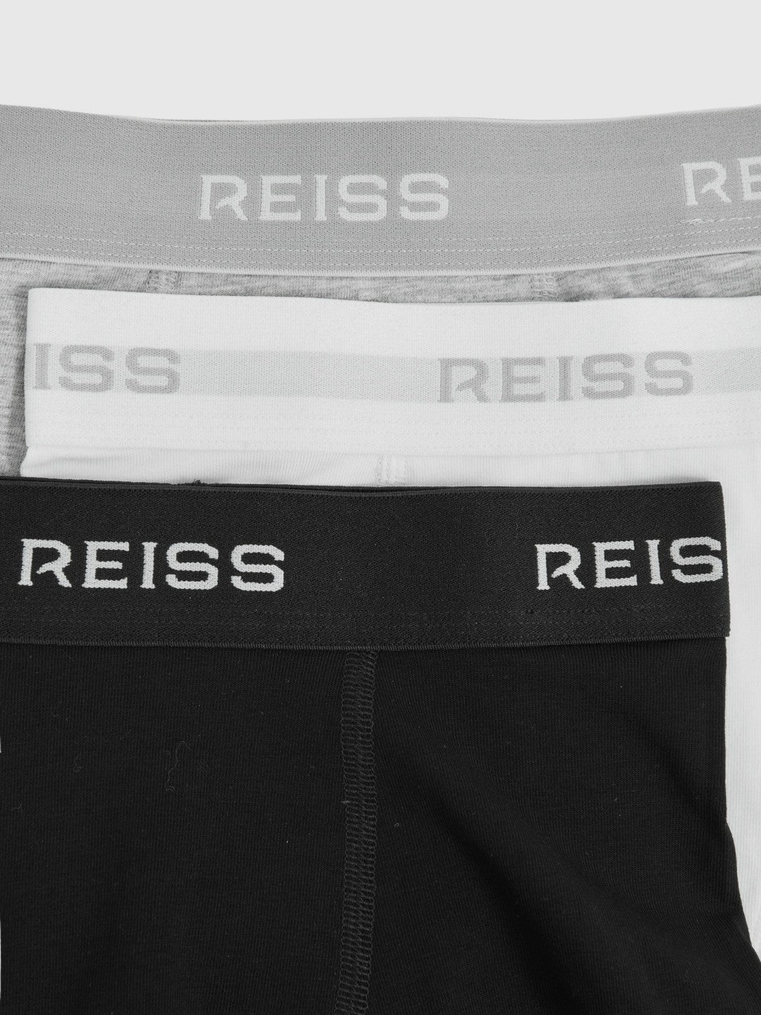 Stretch-Cotton Boxers 3 Pack White/Grey/Black | Children & Baby