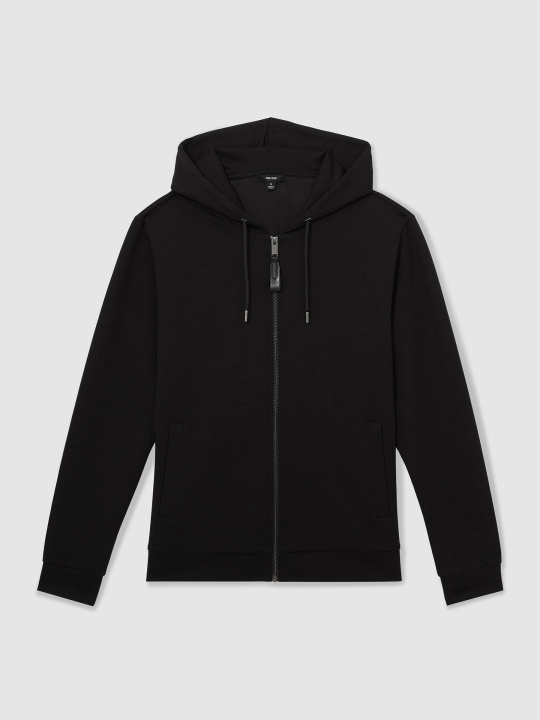 Interlock Zip-Through Hoodie Black | Men