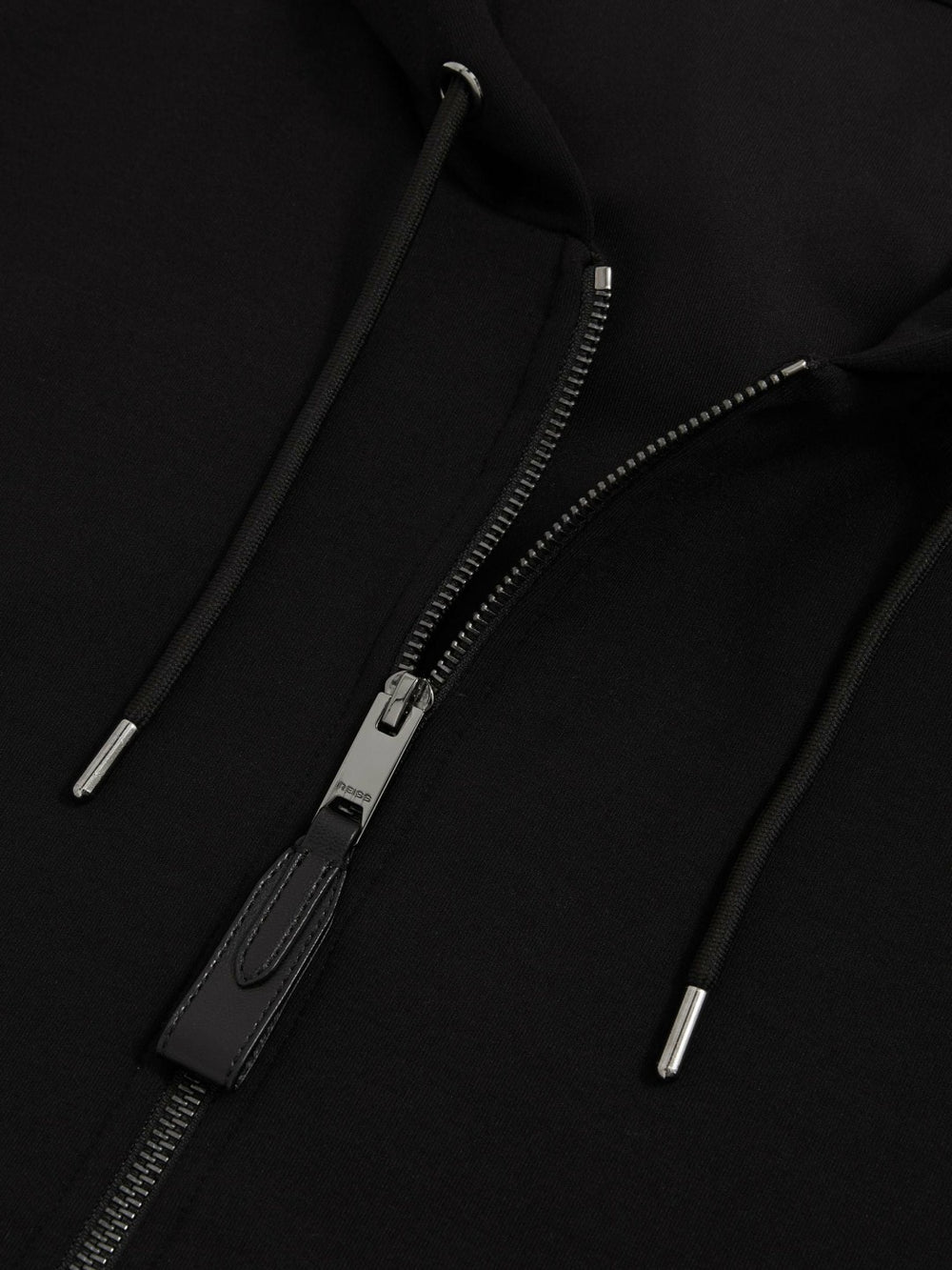 Interlock Zip-Through Hoodie Black | Men