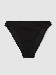 Ribbed Bikini Bottoms Black | Women