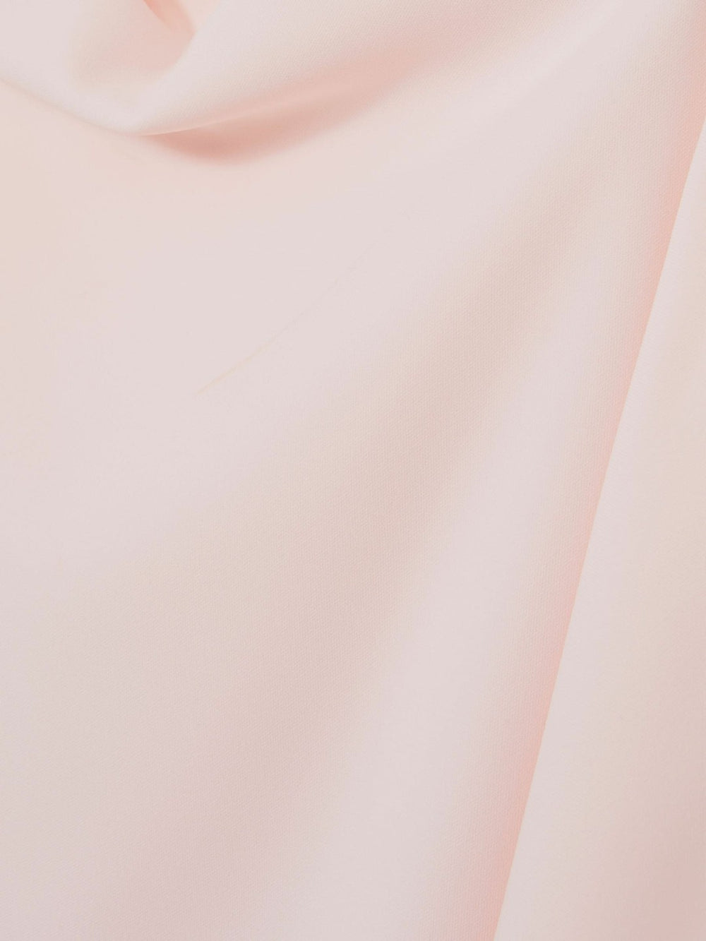 Draped-Front High-Neck Midi Dress Pale Pink | Women