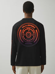 Unisex Fit McLaren F1 Team Tyre-Print T-Shirt Black | Men