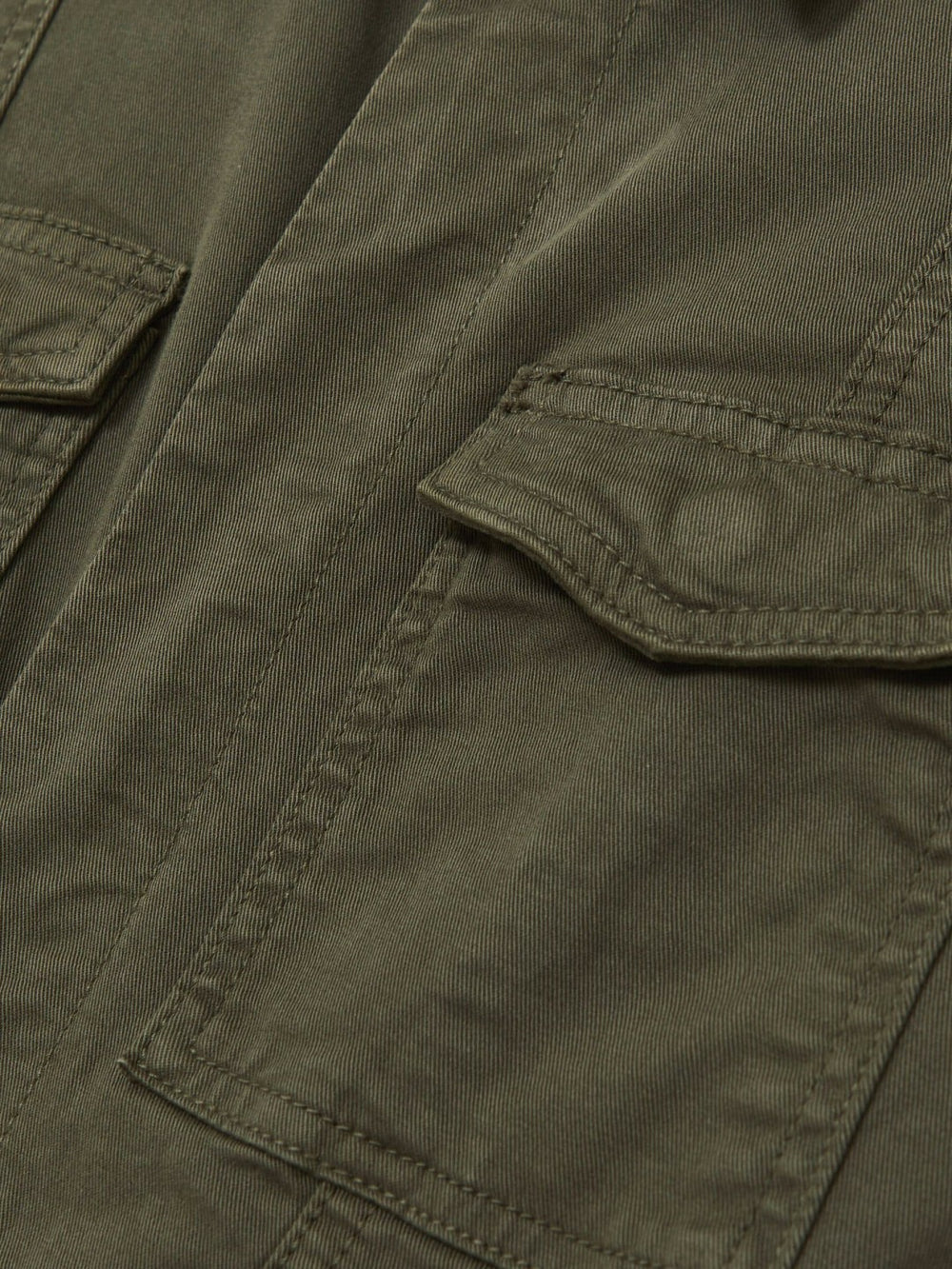 Good American Cotton Twill Jumpsuit with Stretch Khaki | Women
