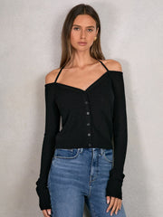 100% Cotton Jumper Black | Women