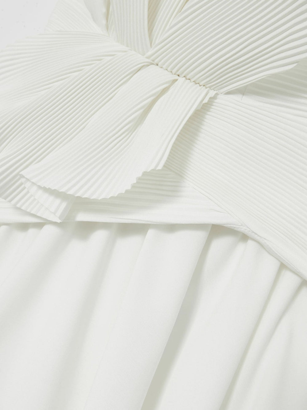 Acler Ivory Plissé Fan Strapless Maxi Dress Ivory | Women