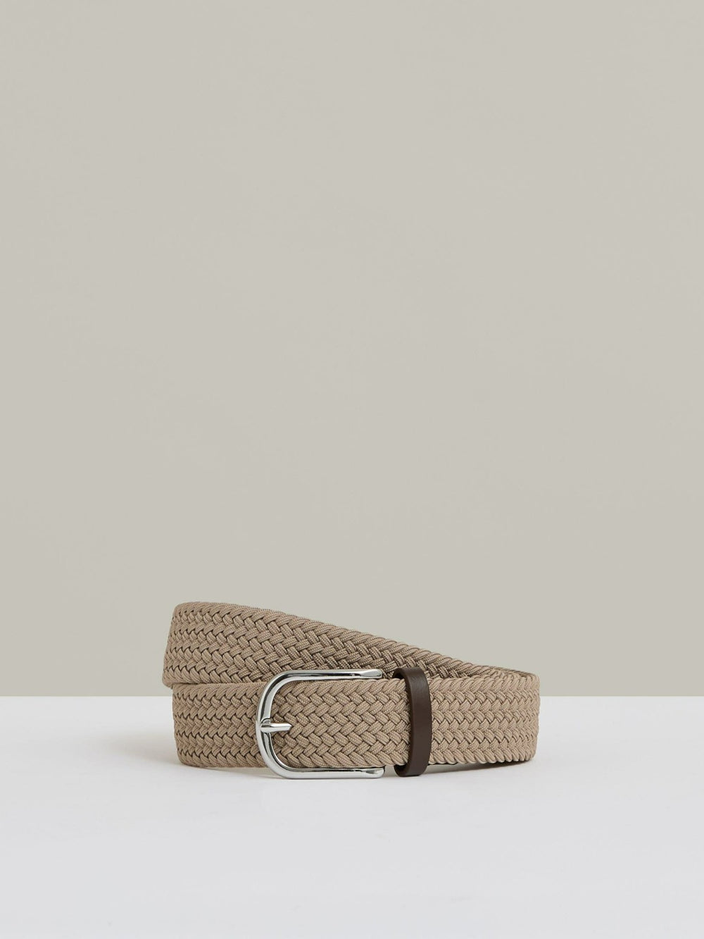Basket Weave Belt Stone | Men