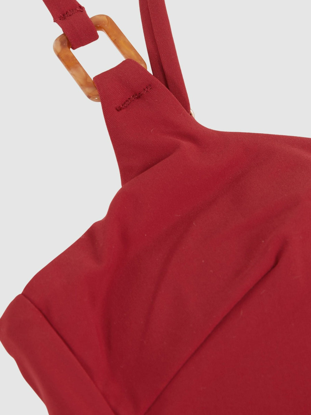 Cut-Out Detail Bikini Top Dark Red | Women
