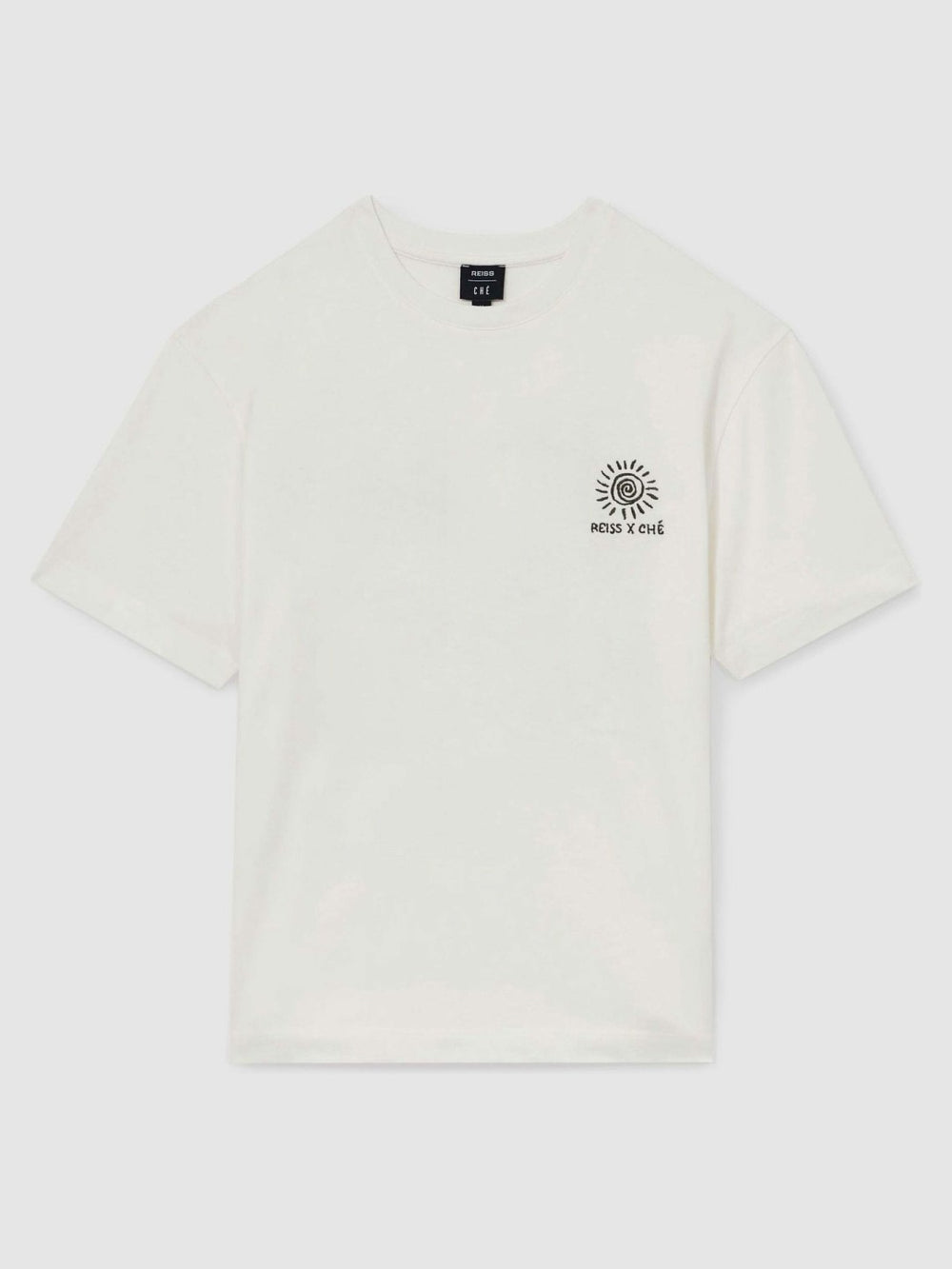 | Ché Cotton Palm-Tree T-Shirt White | Men