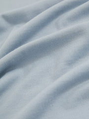 Merino Wool Crew Neck Jumper Soft Blue | Men