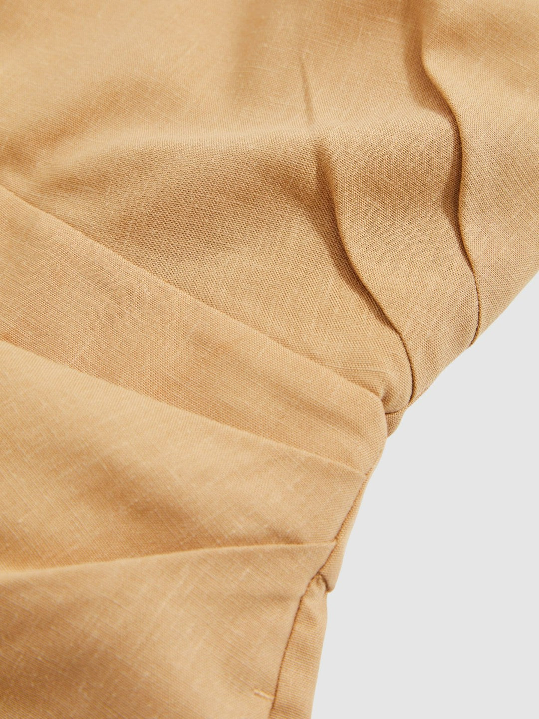 Lyocell Cotton Halter Skort Playsuit Camel | Women