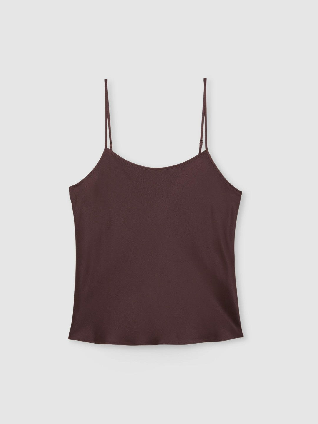 Silk Cami Top Burgundy | Women