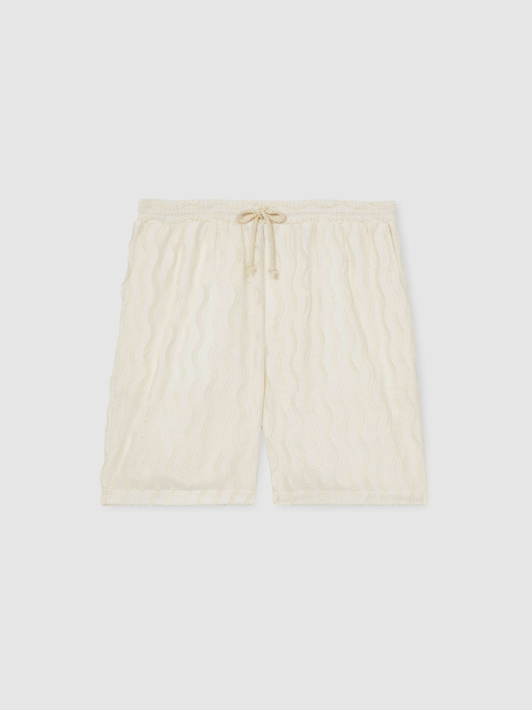| Ché Fringed-Wave Shorts Off White | Men
