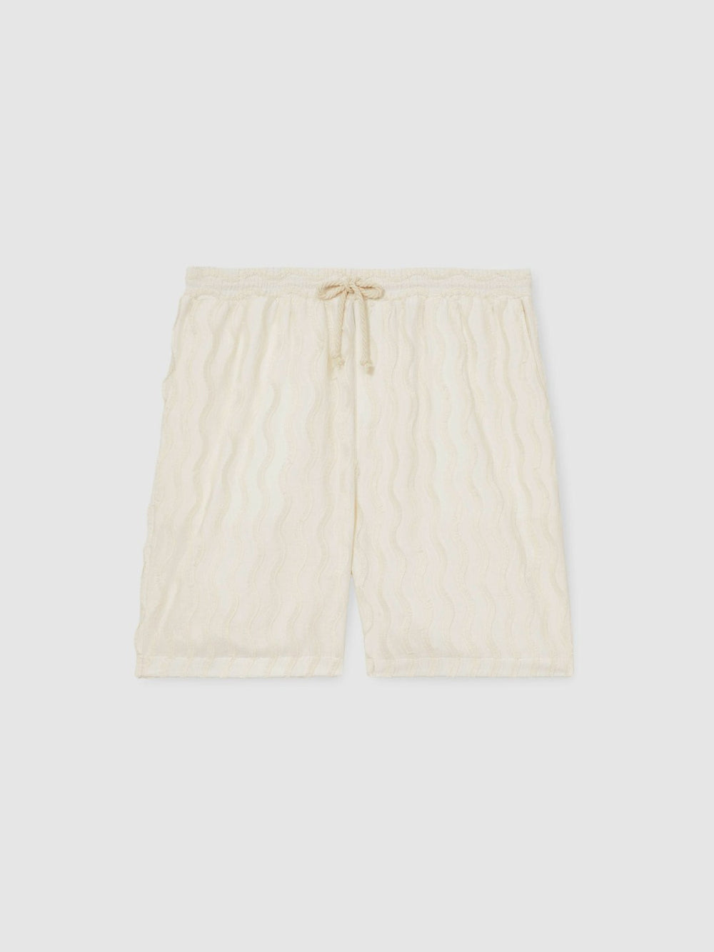 | Ché Fringed-Wave Shorts Off White | Men