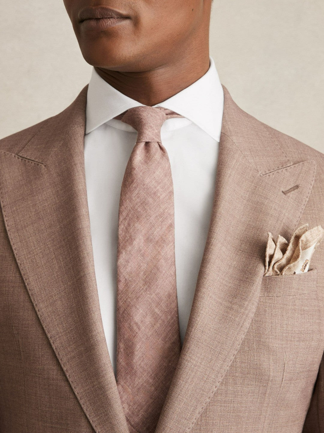 Double-Cuff Two-Fold Cotton Shirt White | Men
