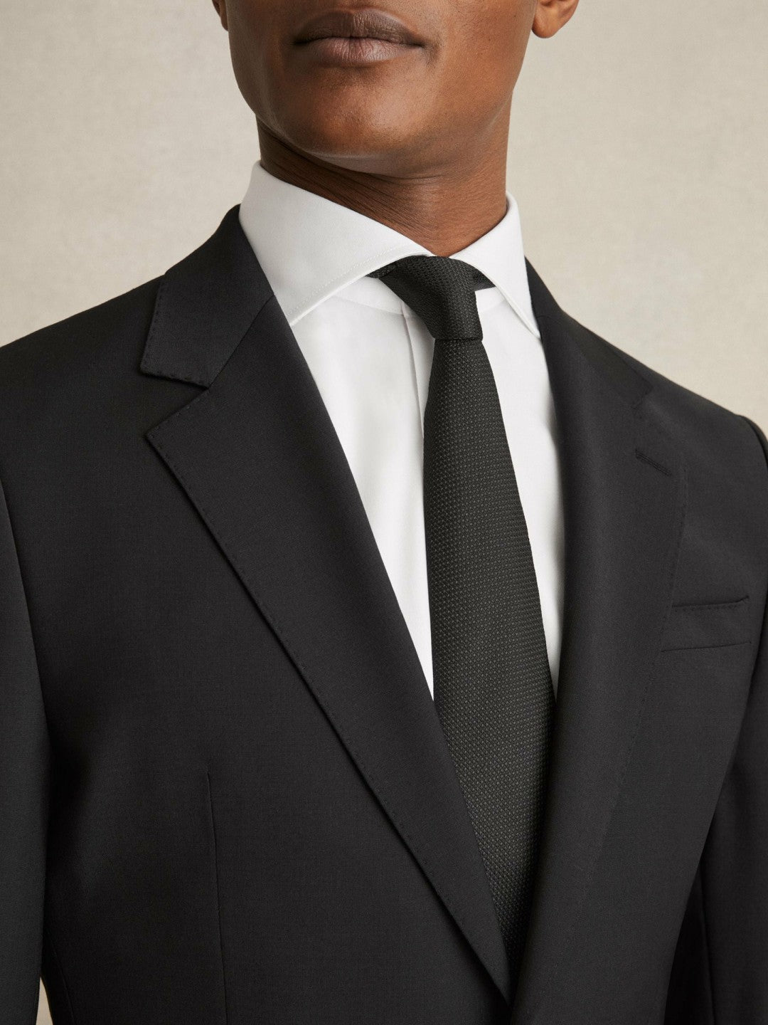 Regular Fit Slim-Fit Cotton Double-Cuff Shirt White | Men