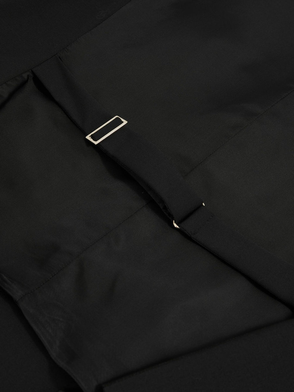 Wool-Blend Slim-Fit Waistcoat Black | Men