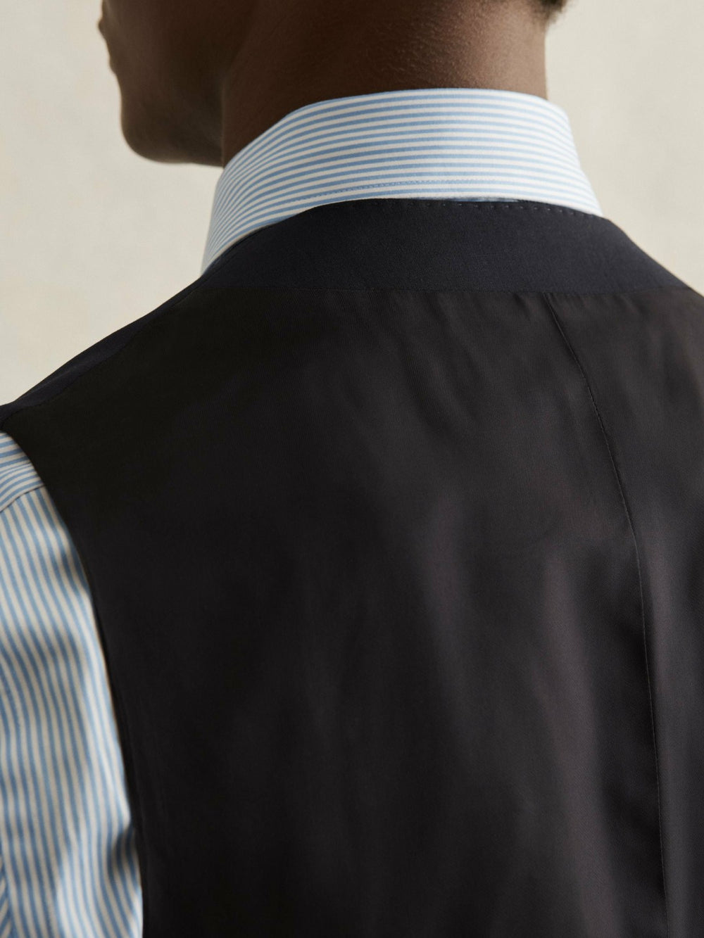 Wool-Blend Slim-Fit Waistcoat Navy | Men
