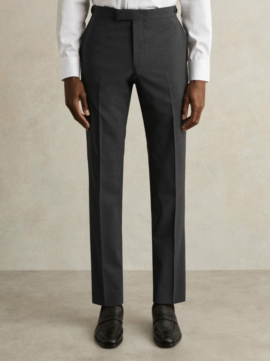 Slim-Fit Wool-Blend Suit Trousers Grey | Men