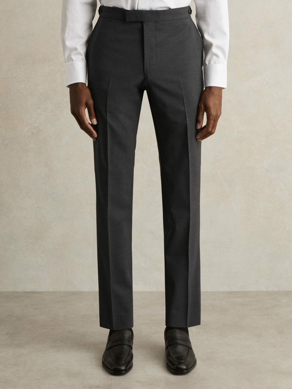 Slim-Fit Wool-Blend Suit Trousers Grey | Men