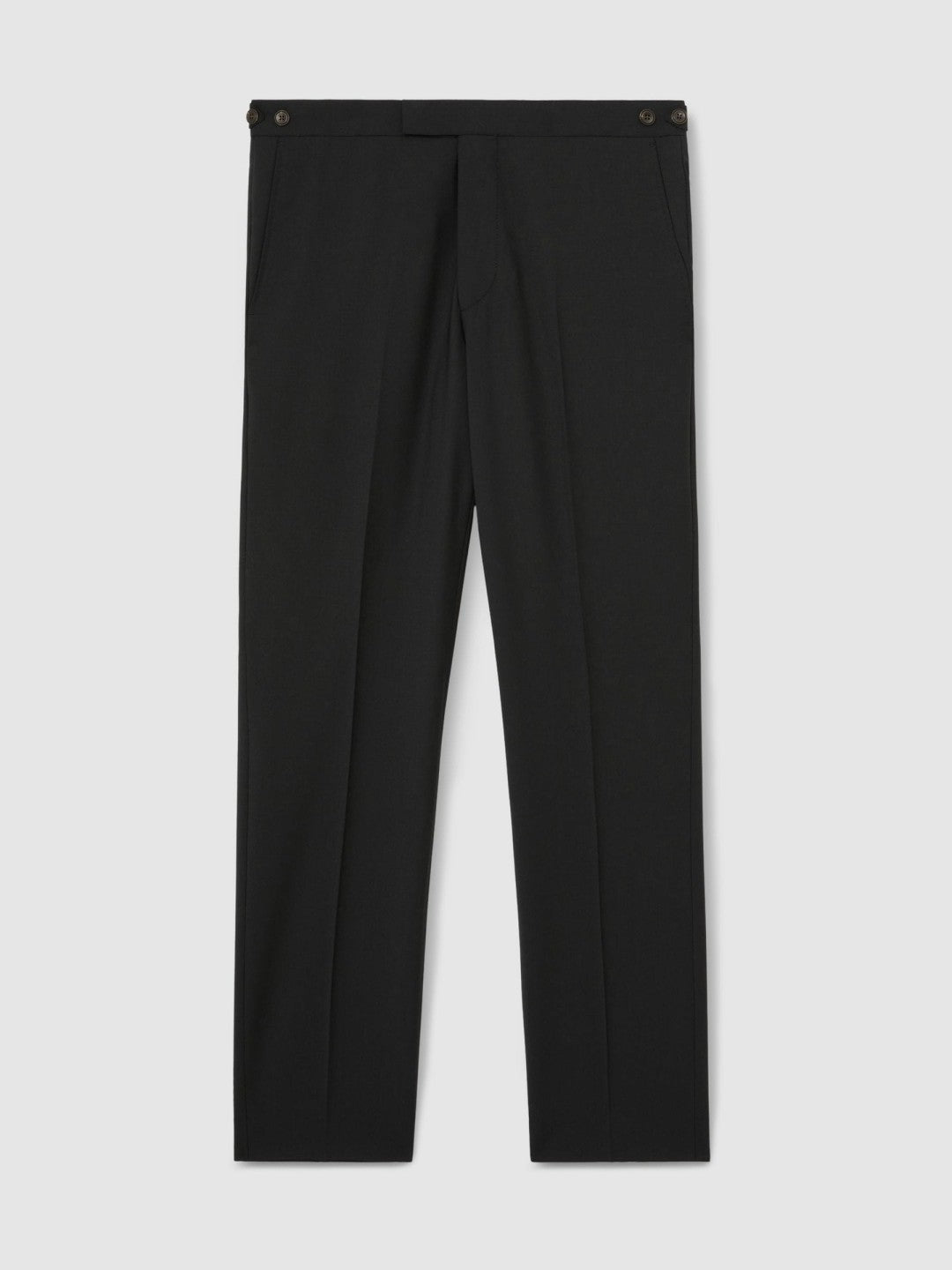 Slim-Fit Wool-Blend Suit Trousers Black | Men